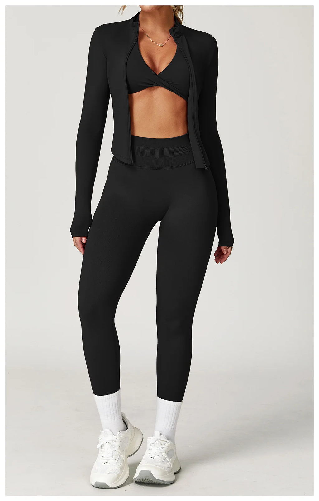Cadore Two-Piece Performance Set – Sports Bra & Sculpt Leggings