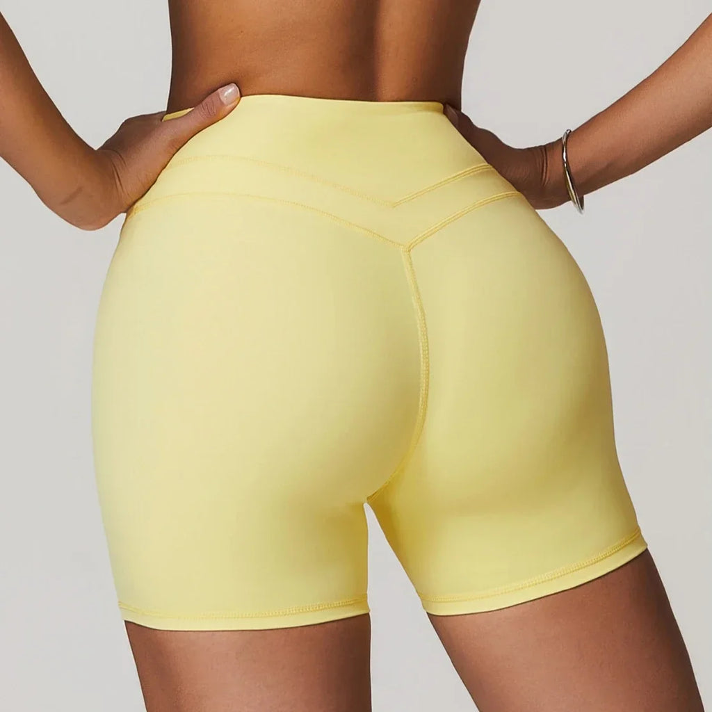 Cadore Seamless Fitness Set – Shorts, Top & Sports Blouse
