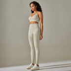 Cadore Motion Set – High-Waist Sculpt Leggings & Square Neck Crop Top