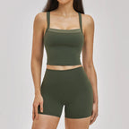 Cadore Seamless Set – Butt-Lifting Sleeveless Top & Shorts